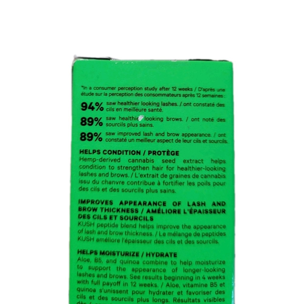 2 MILK MAKEUP Kush Lash + Brow Serum .12 Fl Oz Ea Sealed For Eyebrows Eyelashes - Picture 3 of 7